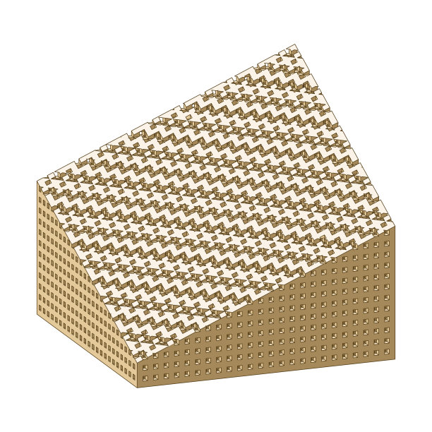 抽象设计元素的三维矢量插图图片下载