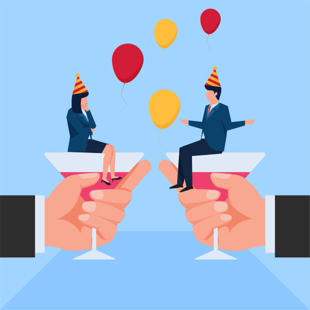 商业平面矢量概念说明。图片下载