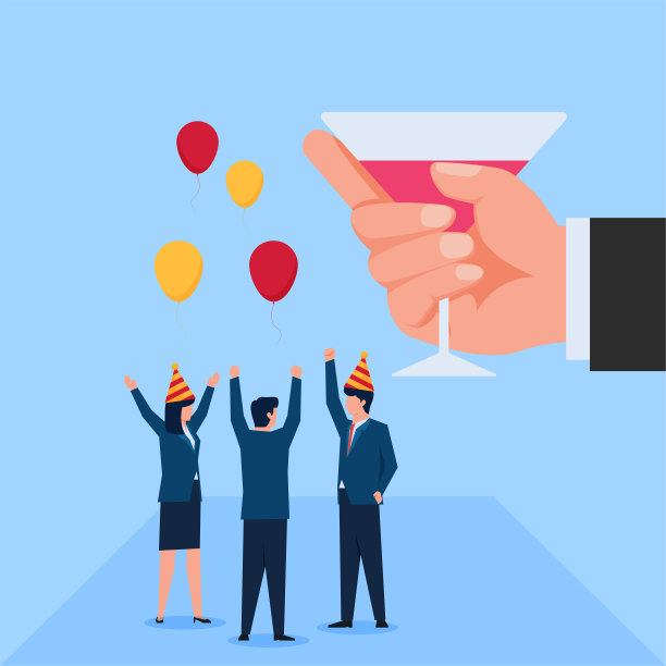 商业平面矢量概念说明。图片下载