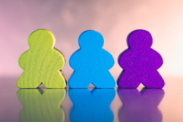 特写木人符号图片下载