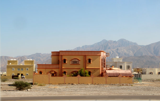 阿曼——马斯卡特附近的一个小镇图片下载