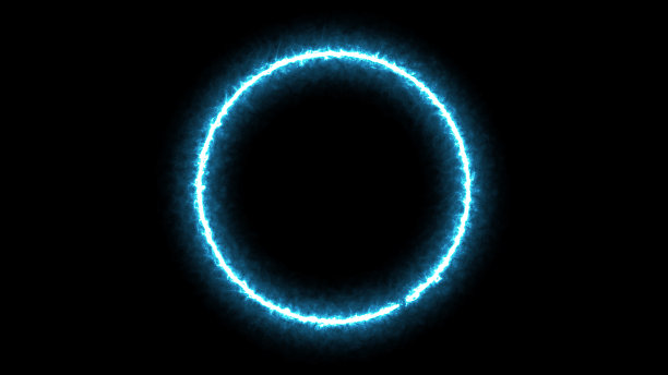 明亮的圆形框架在黑暗的背景图片下载
