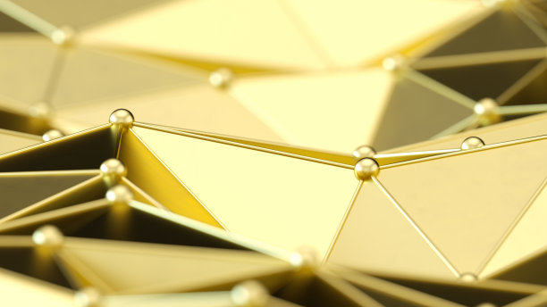 抽象低聚三角形混乱结构新年圣诞色彩图片下载