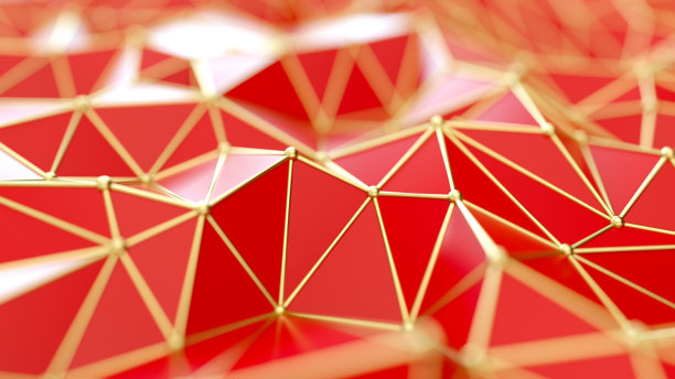 抽象低聚三角形混乱结构新年圣诞色彩图片下载