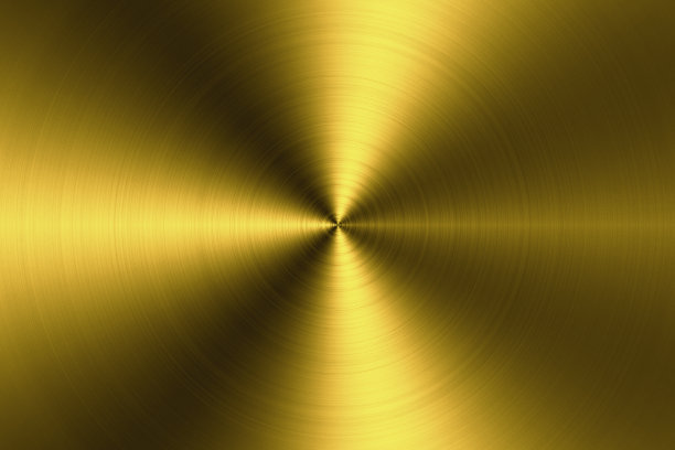 圆形金色金属背景图片下载