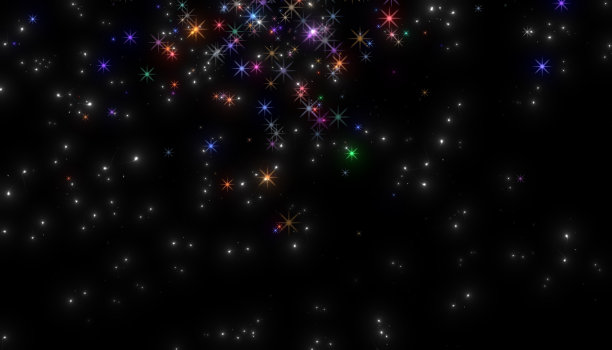 抽象背景的彩色火花图片下载