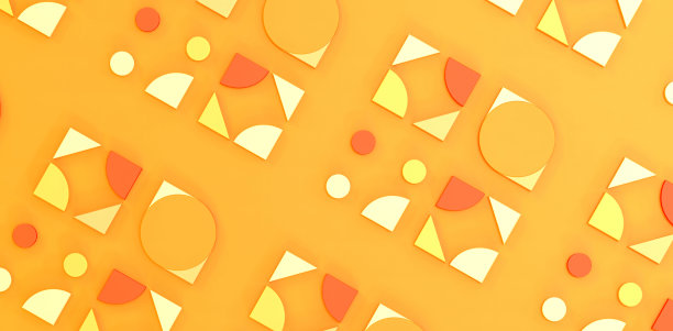 现代时尚的壁纸，宣传册海报或横幅的3D渲染。抽象的斯堪的纳维亚包豪斯色彩背景。图片下载