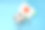 足球与日本国旗在购物车的蓝色背景。足球杯收入。图片下载