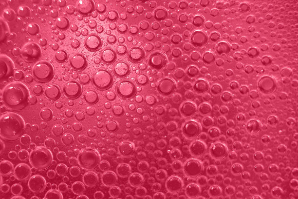 抽象光viva品红色背景与油圈。水泡越来越近图片下载