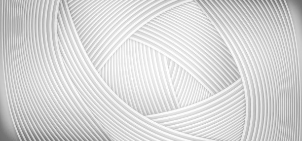 三维渲染的白色曲线与抽象纹理纹理背景图片下载