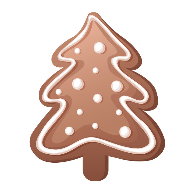 姜饼圣诞树图片下载