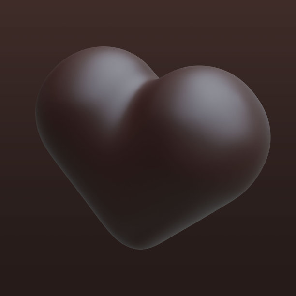 3D巧克力插画图片下载