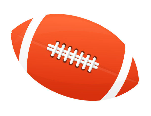 英式橄榄球-现代平面设计风格单一孤立的形象图片下载