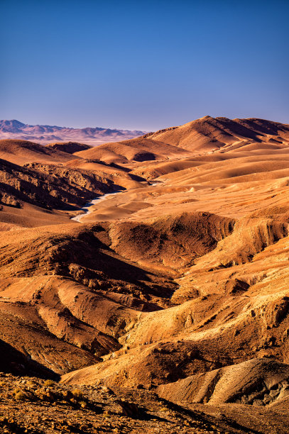 摩洛哥托德拉峡谷附近的阿特拉斯山脉。图片下载