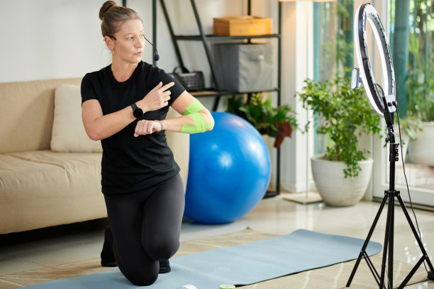 健身博主应用运动学磁带图片下载