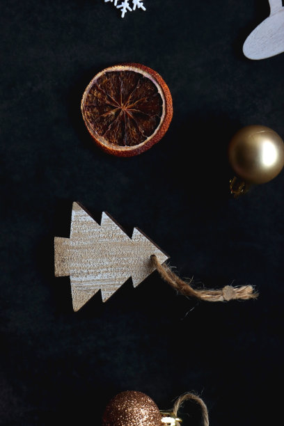 圣诞装饰，礼物和驯鹿图片下载