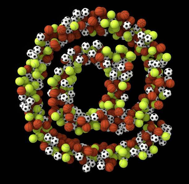 体育球主题字体在标志图片下载
