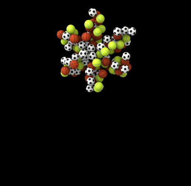 体育球主题字体明星图片下载