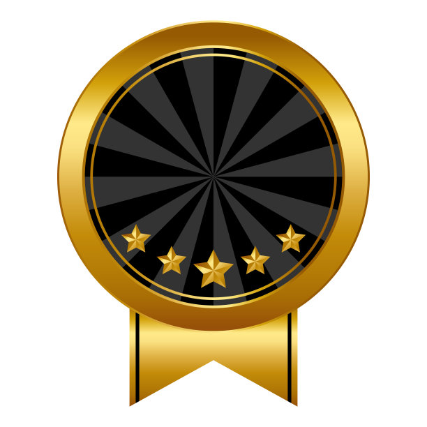 五星徽章图片下载