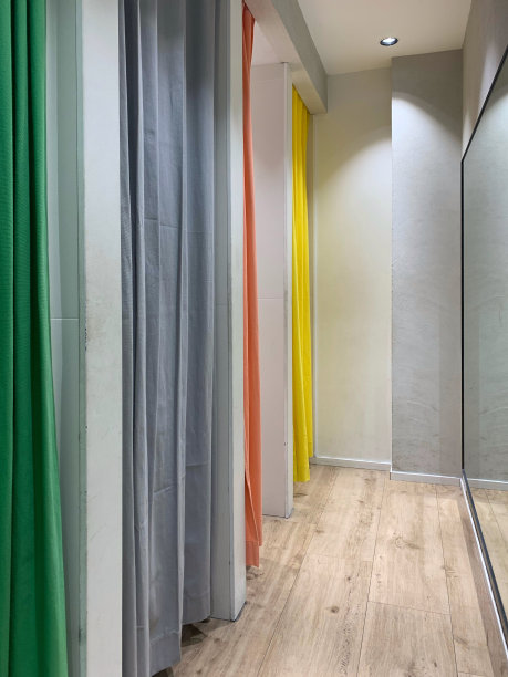 服装店的更衣室图片下载