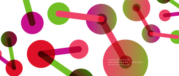 线点连接几何抽象图片下载