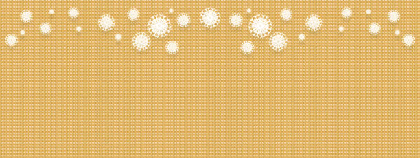 雪水晶和布或针织背景插图图片下载