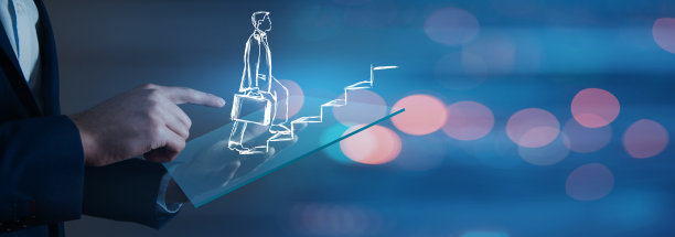 偶像男人爬楼梯。图片下载