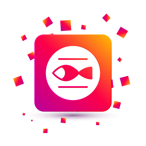 白色的双鱼座星座图标孤立在白色上图片下载