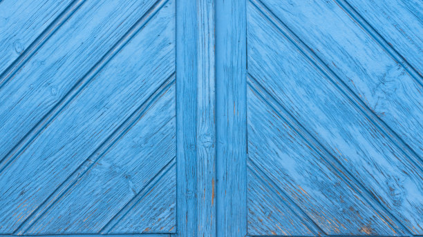 蓝色谷仓门图片下载