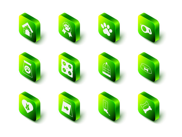 设定宠物奖励标志爪印可伸缩绳图片下载