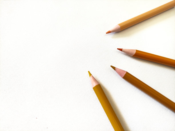 铅笔颜色与复制空间图片下载