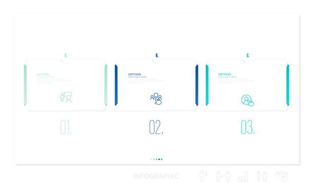 矢量插图，信息图设计，模板，业务，信息，与3个选项或步骤股票插图信息图，数字3，步骤，图标，时间轴-视觉辅助，图标集图片下载