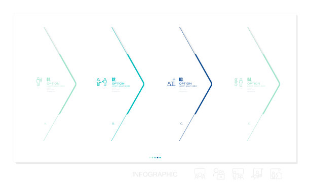 信息图设计矢量和营销图标可用于工作流布局，图表，年度报告，网页设计，图标集图片下载