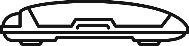 汽车车顶集装箱图标轮廓箱架图片下载