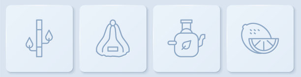 竹制茶壶与叶桑拿帽和图片下载