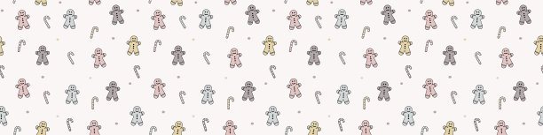 圣诞饼干的圣诞质感。圣诞节的背景。全景头。向量图片下载