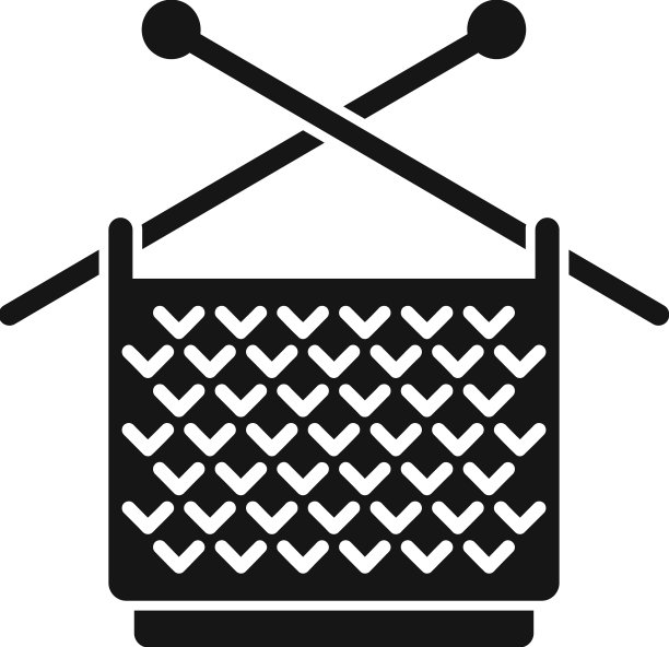 围巾针织图标简单羊毛针织图片下载