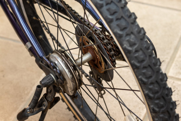 自行车车轮的机械结构图片下载