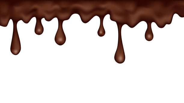 滴釉背景。巧克力液体香甜流动。矢量插图。图片下载