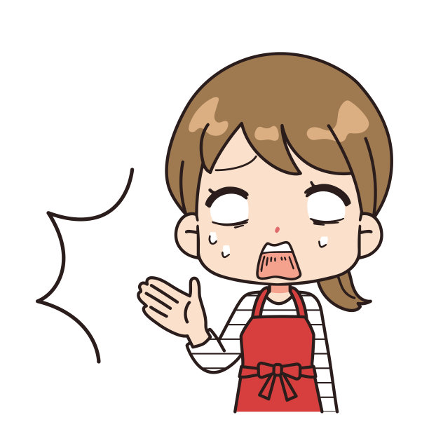 一个做鱼丸的女人的插图。图片下载