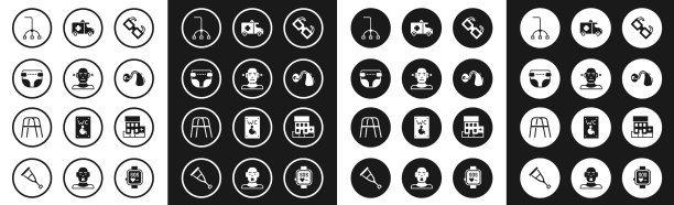 设置眼镜聋人成人尿布手杖图片下载