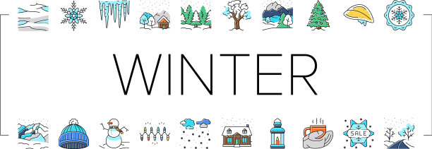 冬雪季节自然偶像集图片下载