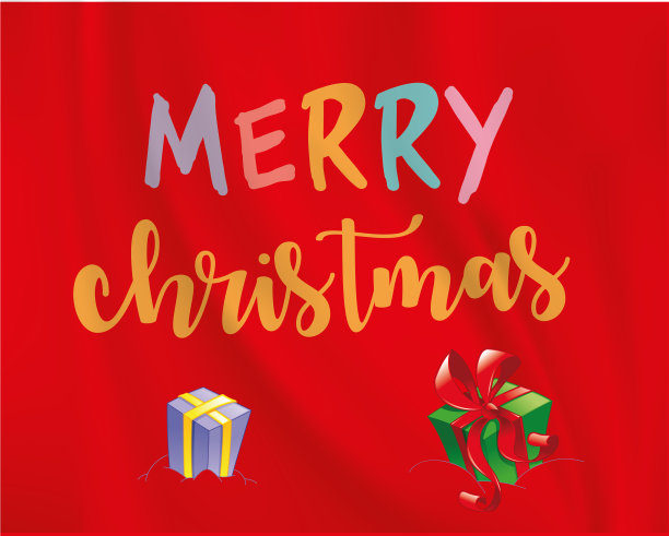 圣诞快乐和新年快乐白色横幅插图。圣诞节设计与现实的矢量3d对象。图片下载