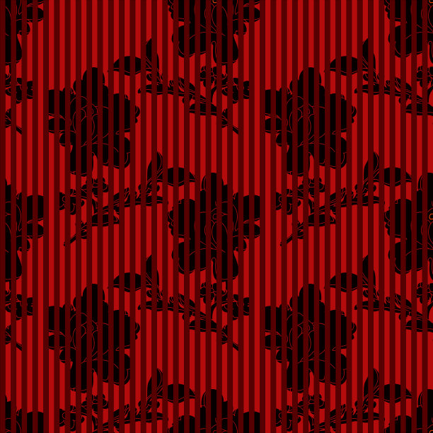 程式化的植物图案图片下载