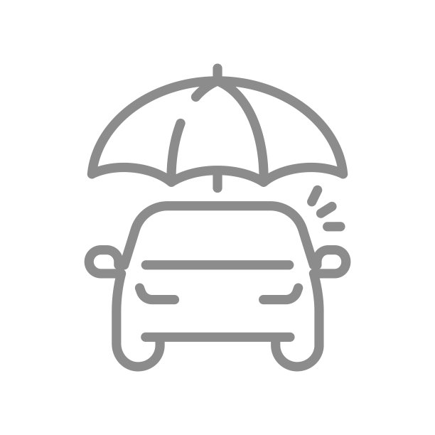 车险线矢量图标图片下载