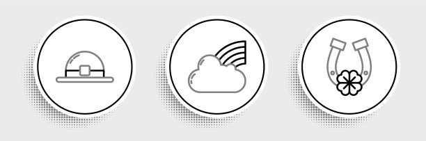 用四叶草套线马蹄铁图片下载