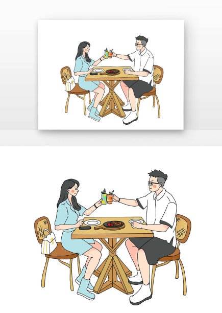 情人节情侣约会图片下载