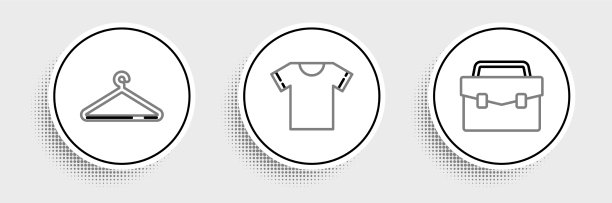 设置线公文包衣架衣柜和t恤图片下载