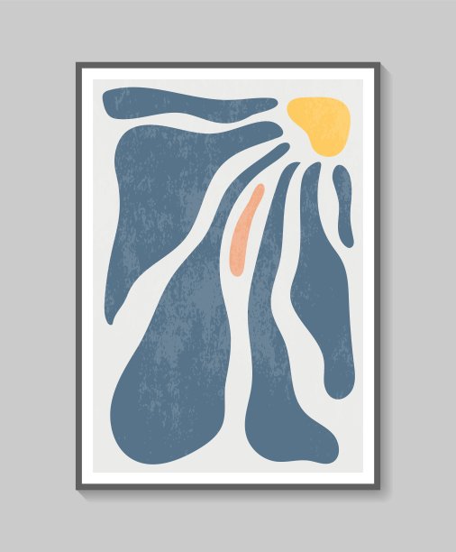 几何潮流抽象美学极简手绘当代海报。是现代艺术墙体装饰、室内海报设计的理想选择。现代矢量插图。图片下载