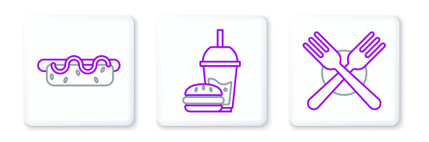 集线交叉叉热狗三明治用图片下载